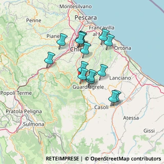 Mappa Via Val di Foro, 66010 Rapino CH, Italia (11.88667)