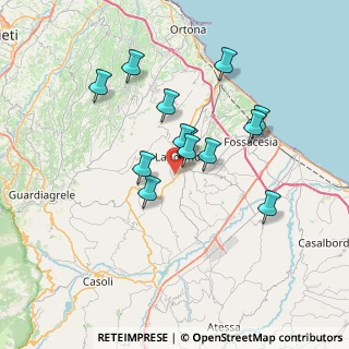 Mappa Zona Industriale, 66034 Lanciano CH, Italia (6.28615)
