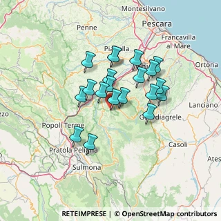 Mappa Via Concezio de Horatiis, 65020 Roccamorice PE, Italia (11.4405)