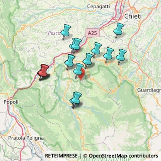 Mappa Via Concezio de Horatiis, 65020 Roccamorice PE, Italia (6.75)