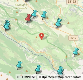 Mappa Roccapreturo, 67020 Acciano AQ, Italia (6.5755)