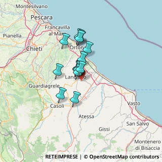 Mappa Via Provinciale, 66034 Lanciano CH, Italia (9.42786)