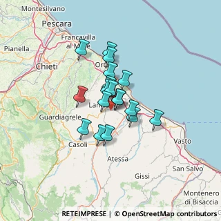 Mappa Via Provinciale, 66034 Lanciano CH, Italia (8.73579)