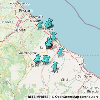 Mappa Via Provinciale, 66034 Lanciano CH, Italia (10.58667)