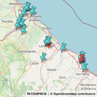 Mappa Via Provinciale, 66034 Lanciano CH, Italia (22.1005)