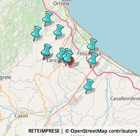 Mappa SS524, 66030 Mozzagrogna CH, Italia (5.90636)