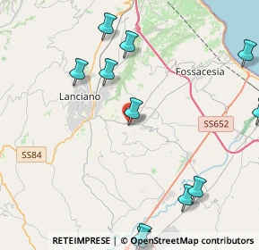 Mappa SS524, 66030 Mozzagrogna CH, Italia (6.13538)