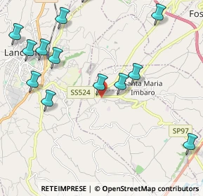 Mappa SS524, 66030 Mozzagrogna CH, Italia (2.70615)