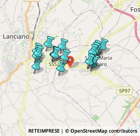 Mappa SS524, 66030 Mozzagrogna CH, Italia (1.3945)