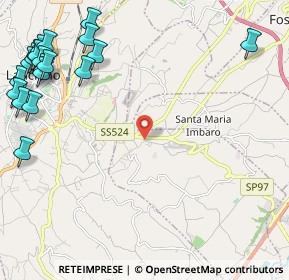 Mappa SS524, 66030 Mozzagrogna CH, Italia (3.453)