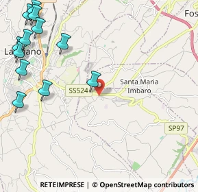 Mappa SS524, 66030 Mozzagrogna CH, Italia (3.2525)