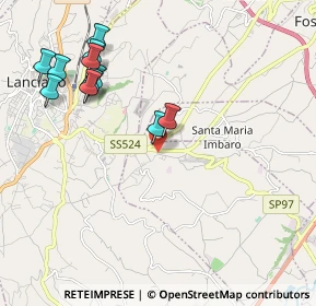 Mappa SS524, 66030 Mozzagrogna CH, Italia (2.34)