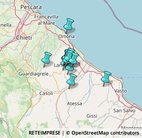 Mappa SS524, 66030 Mozzagrogna CH, Italia (6.01714)