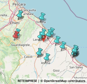 Mappa SS524, 66030 Mozzagrogna CH, Italia (16.9525)