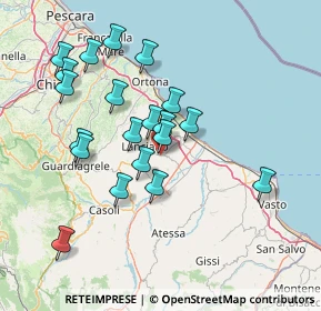 Mappa SS524, 66030 Mozzagrogna CH, Italia (14.6315)