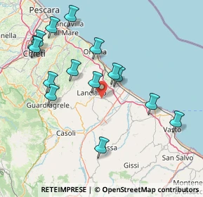 Mappa SS524, 66030 Mozzagrogna CH, Italia (17.54333)