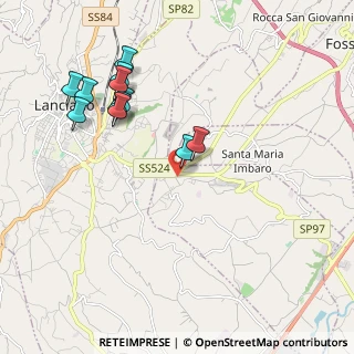 Mappa Via Provinciale, 66030 Mozzagrogna CH, Italia (2.19545)