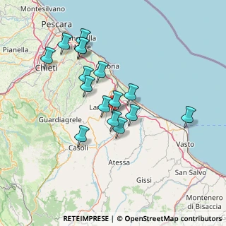 Mappa Via Provinciale, 66030 Mozzagrogna CH, Italia (13.65563)
