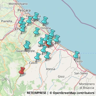 Mappa Via Provinciale, 66030 Mozzagrogna CH, Italia (14.512)