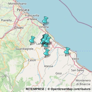 Mappa Via Provinciale, 66030 Mozzagrogna CH, Italia (5.88357)