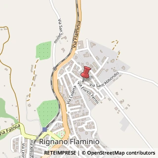 Mappa Via Sant'Abbondio, 26A, 00068 Rignano Flaminio, Roma (Lazio)