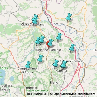 Mappa Via Sant'Abbondio, 00068 Rignano Flaminio RM, Italia (7.60923)