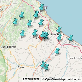 Mappa Strada Comunale Colacioppo, 66034 Lanciano CH, Italia (8.4815)