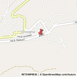 Mappa Via R. Paolucci, 6, 66036 Orsogna, Chieti (Abruzzo)
