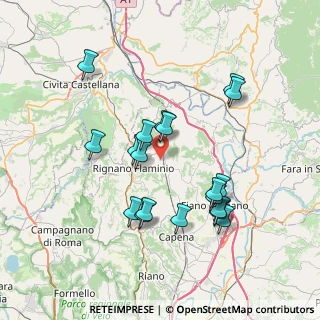 Mappa SP 21a, 00060 Sant'Oreste RM (7.42158)