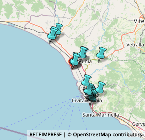 Mappa Via Porto Clementino, 01016 Tarquinia VT, Italia (11.87158)