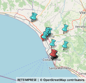 Mappa Via Porto Clementino, 01016 Tarquinia VT, Italia (11.90111)