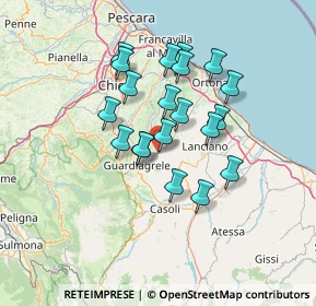 Mappa Via S. Francesco, 66036 Orsogna CH, Italia (11.7875)