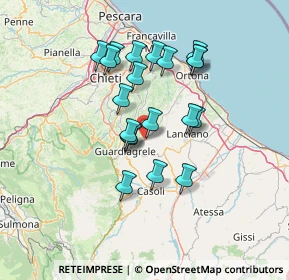 Mappa Via S. Francesco, 66036 Orsogna CH, Italia (12.495)