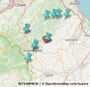 Mappa Via S. Francesco, 66036 Orsogna CH, Italia (6.89273)