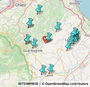 Mappa Via S. Francesco, 66036 Orsogna CH, Italia (8.3085)