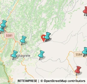 Mappa Via S. Francesco, 66036 Orsogna CH, Italia (6.53923)
