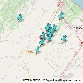 Mappa Via Remo Caporali, 66034 Lanciano CH, Italia (2.80308)