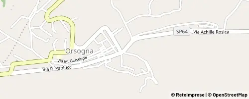 Mappa Orsogna