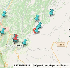 Mappa Via G. Fonzi, 66036 Orsogna CH, Italia (5.98)