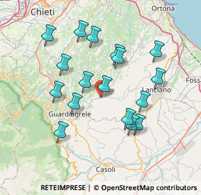 Mappa Via G. Fonzi, 66036 Orsogna CH, Italia (7.26529)
