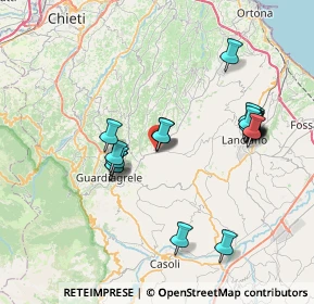 Mappa Via G. Fonzi, 66036 Orsogna CH, Italia (7.8225)