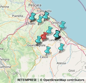 Mappa Via G. Fonzi, 66036 Orsogna CH, Italia (11.13316)