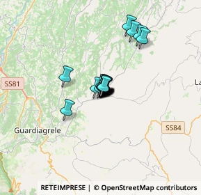 Mappa Via San Francesco, 66036 Orsogna CH, Italia (1.4385)