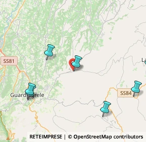 Mappa Via San Francesco, 66036 Orsogna CH, Italia (6.55091)