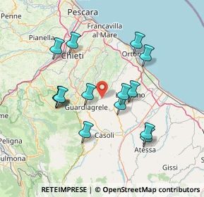 Mappa Via San Francesco, 66036 Orsogna CH, Italia (14.38643)