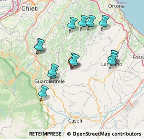 Mappa Via San Francesco, 66036 Orsogna CH, Italia (7.35857)