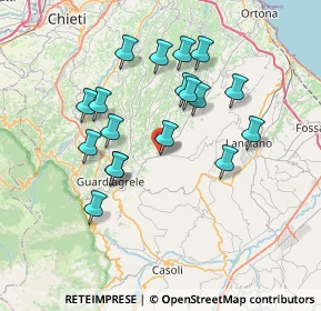 Mappa Piazza Giuseppe Mazzini, 66036 Orsogna CH, Italia (7.05778)