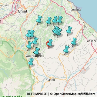 Mappa Via Felice Mola, 66036 Orsogna CH, Italia (7.05778)