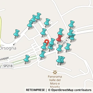 Mappa Via Felice Mola, 66036 Orsogna CH, Italia (0.1145)