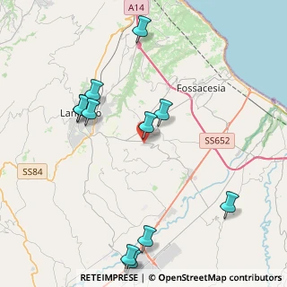 Mappa Via Marrocco, 66030 Mozzagrogna CH, Italia (5.00182)
